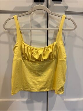 Forever 21 Yellow Bust Tank Top